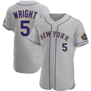 David Wright Youth Replica New York Mets Gray Road Jersey - New