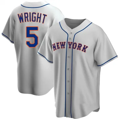 Lot Detail - David Wright Mets Authentic Gray Road Jersey - Back
