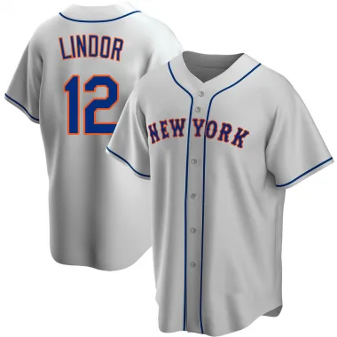 Nike Francisco Lindor Gray New York Mets Road Authentic Player Jersey At Nordstrom for Men